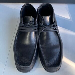 Gucci Boots Men’s 40 US 7‎ Black Leather Vintage Moccasins Horsebit Slip-On